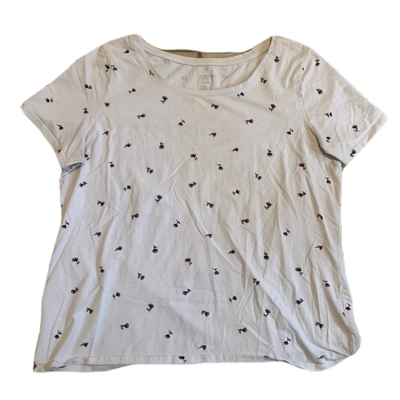 Reitmans R Essentials White Floral T-shirt XXL - Picture 1 of 8